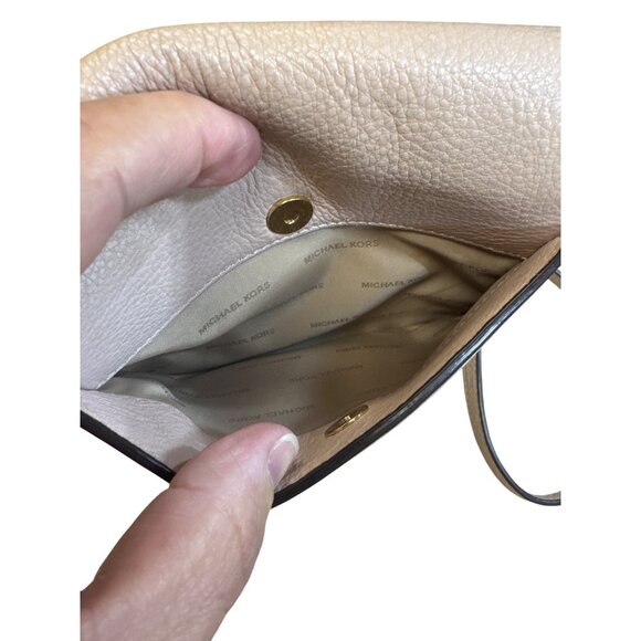 Michael Kors Womens Leather Pink Crossbody Purse Small SKU 7820 - Picture 8 of 12